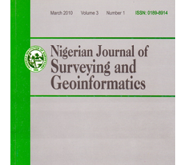 Nigeria Journal of Surveying and Geoinformatics